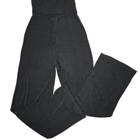 Nasty Gal Women's Star Embellished Black Halter Jumpsuit - Picture 8 of 15